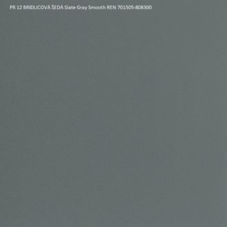 PR 12 Slate Gray Smooth-Bridlicová sivá hladká